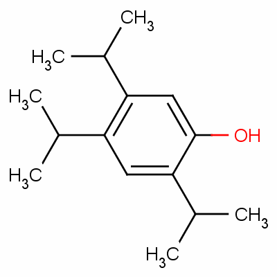 2,4,5-三異丙基苯酚結(jié)構(gòu)式_55154-67-1結(jié)構(gòu)式