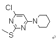 4-氯-2-(甲基硫代)-6-(哌啶-1-基)嘧啶結(jié)構(gòu)式_55199-60-5結(jié)構(gòu)式