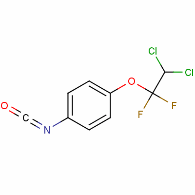 1-(2,2-二氯-1,1-二氟乙氧基)-4-異氰酰基苯結(jié)構(gòu)式_55225-96-2結(jié)構(gòu)式