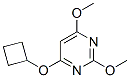 Pyrimidine, 4-(cyclobutyloxy)-2,6-dimethoxy- (9ci) Structure,552880-83-8Structure