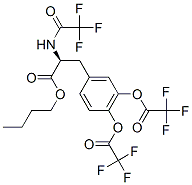 N,o-雙(三氟乙酰基)-3-三氟乙?；趸?L-酪氨酸丁酯結(jié)構(gòu)式_55493-76-0結(jié)構(gòu)式