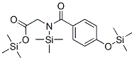 N-(三甲基甲硅烷基)-n-[4-(三甲基硅氧基)苯甲?；鵠甘氨酸 三甲基甲硅烷基酯結(jié)構(gòu)式_55517-55-0結(jié)構(gòu)式