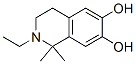 (9ci)-2-乙基-1,2,3,4-四氫-1,1-二甲基-6,7-異喹啉二醇結(jié)構(gòu)式_556104-21-3結(jié)構(gòu)式