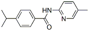 (9ci)-4-(1-甲基乙基)-n-(5-甲基-2-吡啶)-苯甲酰胺結(jié)構(gòu)式_560078-06-0結(jié)構(gòu)式
