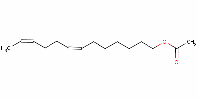 (Z,Z)-十三碳-7,11-二烯-1-基乙酸酯結(jié)構(gòu)式_56577-33-4結(jié)構(gòu)式