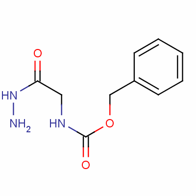 Cbz-甘氨酸肼結構式_5680-83-1結構式