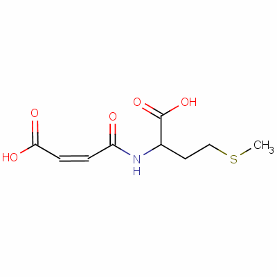 (Z)-N-(3-羧基-1-氧代烯丙基)-DL-蛋氨酸結(jié)構(gòu)式_57079-19-3結(jié)構(gòu)式