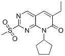 8-環(huán)戊基-6-乙基-2-(甲基磺?；?-吡啶并[2,3-d]嘧啶-7(8H)-酮結(jié)構(gòu)式_571189-26-9結(jié)構(gòu)式
