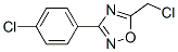 5-氯甲基-3-(4-氯苯基)-1,2,4-噁二唑結(jié)構(gòu)式_57238-75-2結(jié)構(gòu)式
