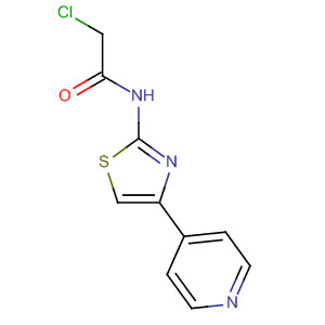 2-氯-n-(4-吡啶-4-基-噻唑-2-基)-乙酰胺結(jié)構(gòu)式_57332-64-6結(jié)構(gòu)式