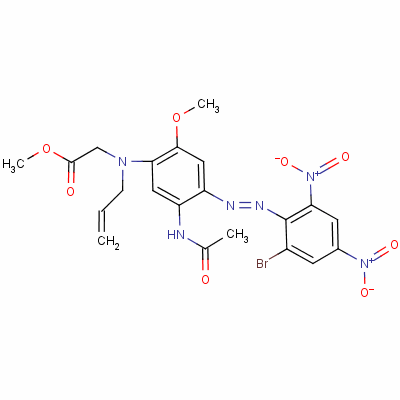 n-[5-(乙?；被?-4-[(2-溴-4,6-二硝基苯基)氮雜]-2-甲氧基苯基]-n-烯丙基甘氨酸甲酯結(jié)構(gòu)式_57414-26-3結(jié)構(gòu)式
