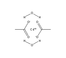 乙酸鎘二水合物結(jié)構(gòu)式_5743-04-4結(jié)構(gòu)式