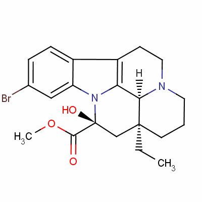 溴長春胺結(jié)構(gòu)式_57475-17-9結(jié)構(gòu)式