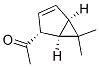 1-[(1R,2R,5R)-6,6-二甲基雙環(huán)[3.1.0]己-3-烯-2-基]乙酮結(jié)構(gòu)式_57906-14-6結(jié)構(gòu)式
