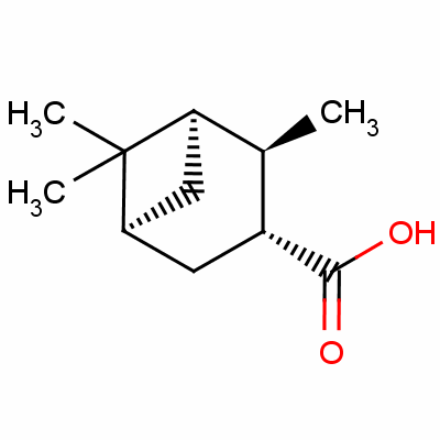 [1R-(1alpha,2beta,3alpha,5alpha)]-2,6,6-三甲基雙環(huán)[3.1.1]庚烷-3-羧酸結構式_58096-29-0結構式