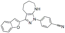 (9ci)-4-[3-(2-苯并呋喃)-5,6,7,8-四氫吡唑并[3,4-b]氮雜革-1(4h)-基]-苯甲腈結(jié)構(gòu)式_582292-26-0結(jié)構(gòu)式