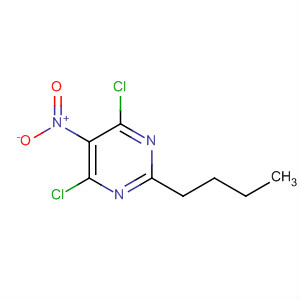 2-Butyl-4,6-dichloro-5-nitropyrimidine Structure,58289-15-9Structure
