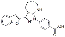 (9ci)-4-[3-(2-苯并呋喃)-5,6,7,8-四氫吡唑并[3,4-b]氮雜革-1(4h)-基]-苯甲酸結(jié)構(gòu)式_583021-12-9結(jié)構(gòu)式