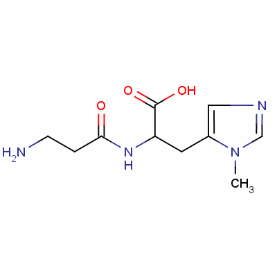 L-鵝肌肽結構式_584-85-0結構式