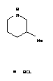 3-甲基-哌啶鹽酸鹽結(jié)構(gòu)式_58531-29-6結(jié)構(gòu)式
