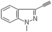 3-乙炔-1-甲基吲唑結(jié)構(gòu)式_58536-59-7結(jié)構(gòu)式