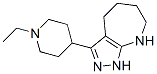 (9ci)-3-(1-乙基-4-哌啶基)-1,4,5,6,7,8-六氫-吡唑并[3,4-b]氮雜卓結(jié)構(gòu)式_585520-35-0結(jié)構(gòu)式