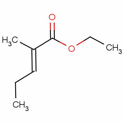 2-戊烯酸甲酯結構式_58625-96-0結構式