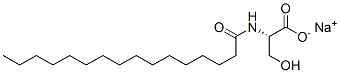 Sodium N-palmitoyl-L-serinate Structure,58725-46-5Structure