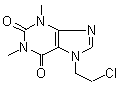 7-(2-氯乙基)茶堿結(jié)構(gòu)式_5878-61-5結(jié)構(gòu)式
