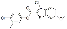 (9ci)-3-氯-6-甲氧基-苯并[b]噻吩-2-羧酸 4-氯-3-甲基苯酯結(jié)構(gòu)式_587842-30-6結(jié)構(gòu)式