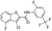 (9ci)-3-氯-4-氟-n-[2-氟-5-(三氟甲基)苯基]-苯并[b]噻吩-2-羧酰胺結(jié)構(gòu)式_588674-13-9結(jié)構(gòu)式