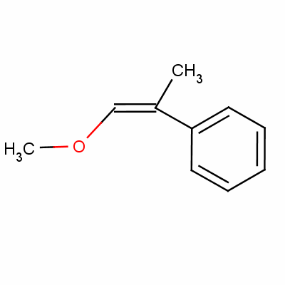 (Z)-beta-甲氧基-alpha-甲基苯乙烯結(jié)構(gòu)式_58966-08-8結(jié)構(gòu)式
