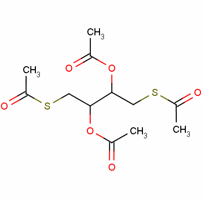 (R*,R*)-S,S-(2,3-二乙酰氧基丁烷-1,4-二基) 雙(硫代乙酸酯)結(jié)構(gòu)式_59051-95-5結(jié)構(gòu)式