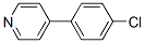 4-(4-氯苯基)吡啶結(jié)構(gòu)式_5957-96-0結(jié)構(gòu)式