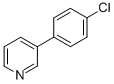 3-(4-氯苯基)-吡啶結(jié)構(gòu)式_5957-97-1結(jié)構(gòu)式