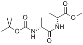 2-((r)-2-(叔丁氧基羰基氨基)丙酰胺)丙酸-(R)-甲酯結(jié)構(gòu)式_59602-19-6結(jié)構(gòu)式