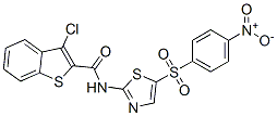 (9ci)-3-氯-n-[5-[(4-硝基苯基)磺?；鵠-2-噻唑]-苯并[b]噻吩-2-羧酰胺結(jié)構(gòu)式_600122-26-7結(jié)構(gòu)式