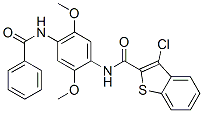 (9ci)-n-[4-(苯甲?；被?-2,5-二甲氧基苯基]-3-氯-苯并[b]噻吩-2-羧酰胺結(jié)構(gòu)式_600122-28-9結(jié)構(gòu)式