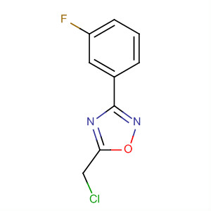 5-(氯甲基)-3-(3-氟苯基)-1,2,4-噁二唑結構式_601484-33-7結構式