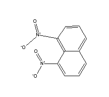 1,8-二硝基萘結構式_602-38-0結構式