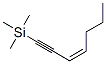 (Z)-1-(三甲基甲硅烷基)-3-庚烯-1-炔結(jié)構(gòu)式_60216-45-7結(jié)構(gòu)式