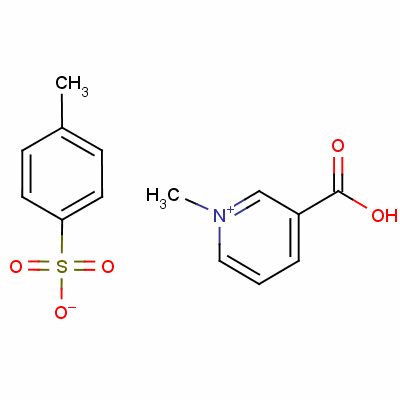 3-羧基-1-甲基吡啶鎓對(duì)甲苯磺酸鹽結(jié)構(gòu)式_60388-20-7結(jié)構(gòu)式