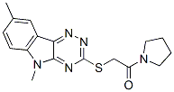 (9CI)-1-[[(5,8-二甲基-5H-1,2,4-噻嗪并[5,6-b]吲哚-3-基)硫代]乙酰基]-吡咯烷結構式_603946-42-5結構式