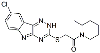 (9ci)-1-[[(8-氯-2H-1,2,4-噻嗪并[5,6-b]吲哚-3-基)硫代]乙?；鵠-2-甲基-哌啶結(jié)構(gòu)式_603946-89-0結(jié)構(gòu)式