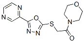 (9ci)-4-[[(5-吡嗪-1,3,4-噁二唑-2-基)硫代]乙?；鵠-嗎啉結構式_604740-40-1結構式