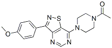 (9ci)-1-乙?；?4-[3-(4-甲氧基苯基)異噻唑并[4,5-d]嘧啶-7-基]-哌嗪結構式_604741-44-8結構式