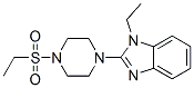 (9ci)-1-(1-乙基-1H-苯并咪唑-2-基)-4-(乙基磺?；?-哌嗪結(jié)構(gòu)式_604741-69-7結(jié)構(gòu)式