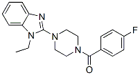 (9ci)-1-(1-乙基-1H-苯并咪唑-2-基)-4-(4-氟苯甲?；?-哌嗪結構式_604741-81-3結構式