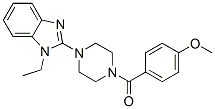 (9ci)-1-(1-乙基-1H-苯并咪唑-2-基)-4-(4-甲氧基苯甲?；?-哌嗪結(jié)構(gòu)式_604741-83-5結(jié)構(gòu)式