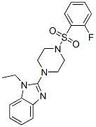 (9ci)-1-(1-乙基-1H-苯并咪唑-2-基)-4-[(2-氟苯基)磺?；鵠-哌嗪結(jié)構(gòu)式_604741-90-4結(jié)構(gòu)式